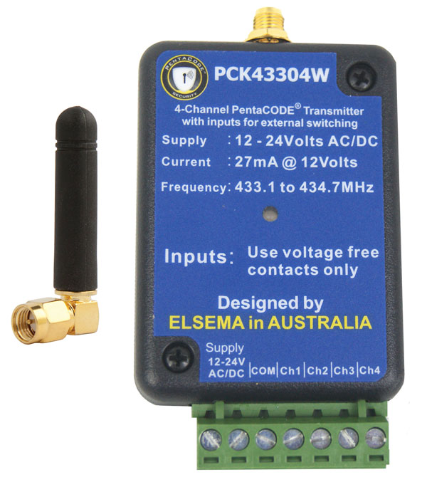 PCK43304W. 4-Ch Transmitter with wires