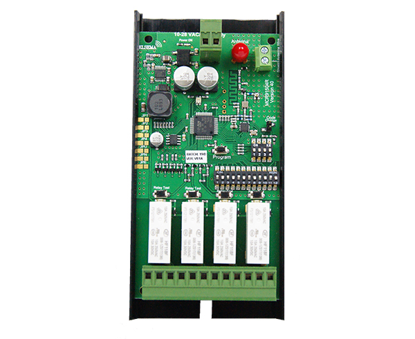 MCR91504R. 915MHz receiver with 4 relay outputs